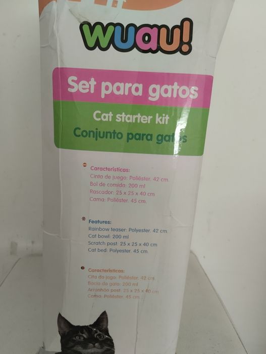 Conjunto para Gatos Wuau novo