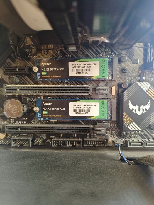 Nvme m2 ssd 512 256 apacer intel 2280