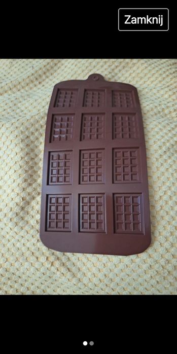 Foremka do czekolady silikonowa