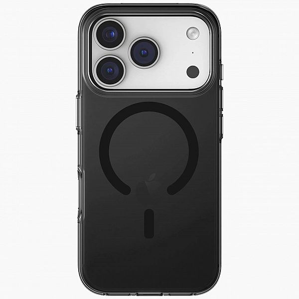Etui UNIQ Clario Magclick Charging na iPhone 17 Pro - czarne