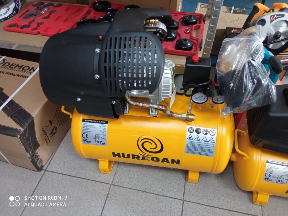 Kompresor 50L dwutłokowy Nowy
