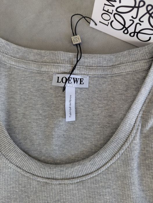 Szara bluzka Loewe L – nowa z metką, oryginał! 100% bawełna