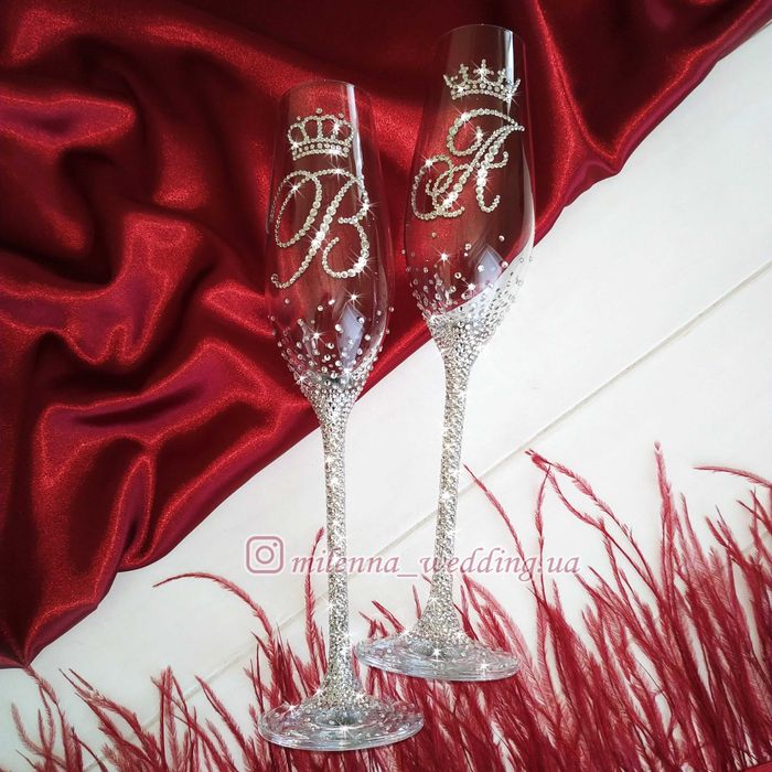 Запрошення, бокали на весілля, весілля / Пригласительные на свадьбу