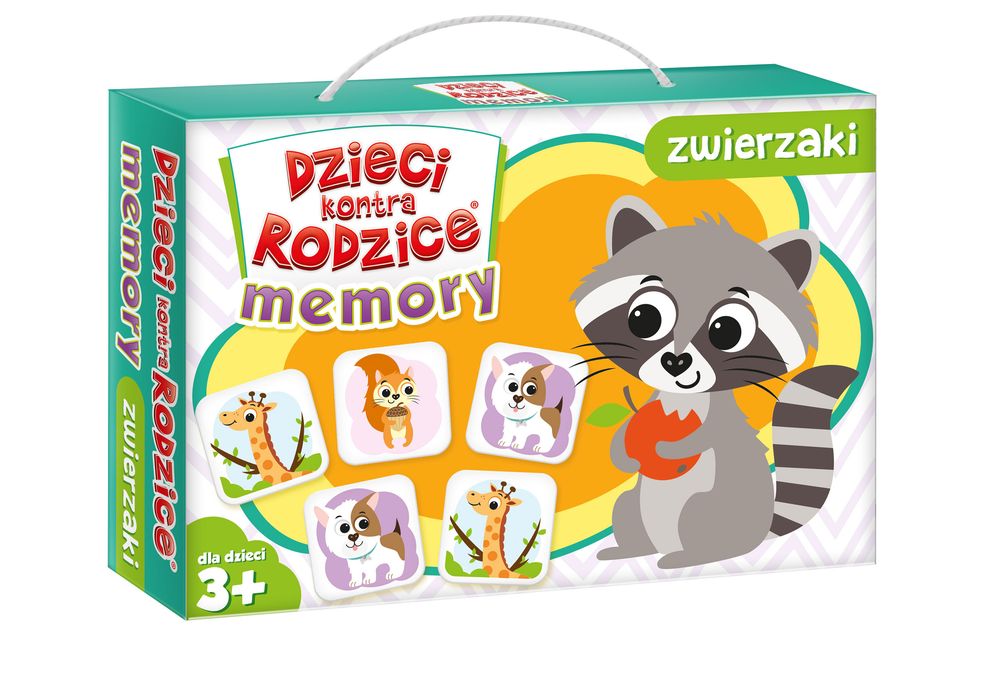 Gra Memory Dzieci Kontra Rodzice Zwierzaki. Nowy Produkt