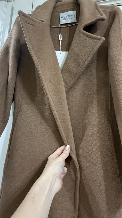 Пальто в стилі max mara натуральний склад