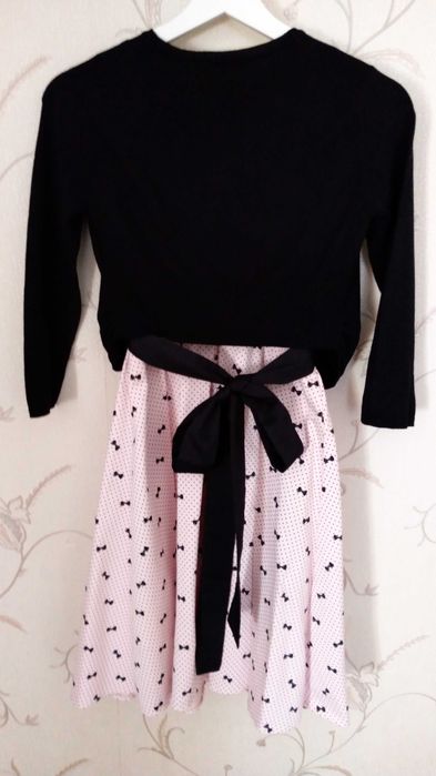 Komplet sukienka ze sweterkiem