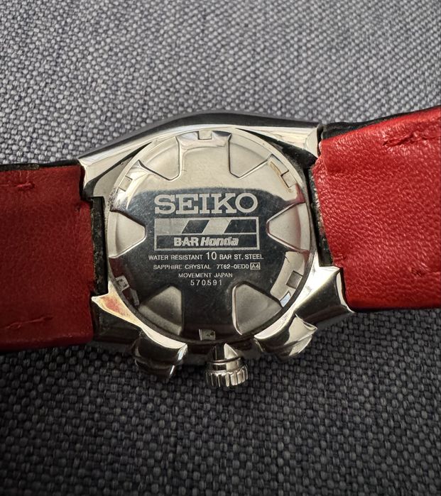 Relógio Seiko sportura F1 ediçao Bar Honda
