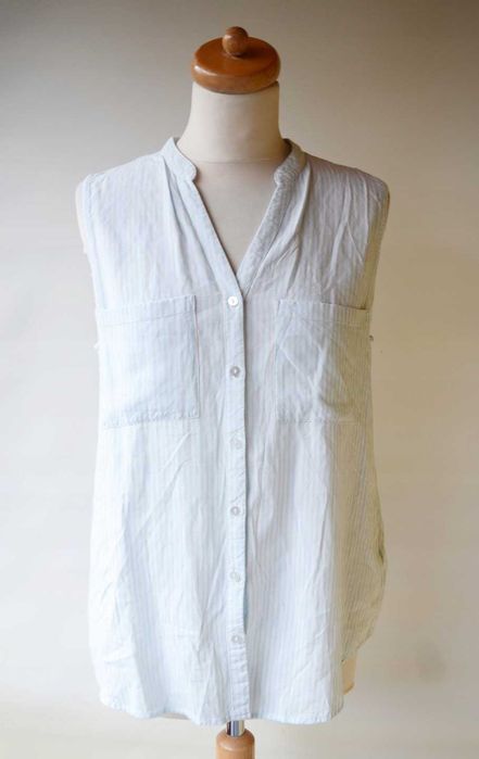 Bluzka Paski H&M Oversize XXL 44 Pasy Koszula