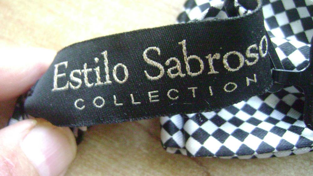 Starocie z PRL - Moda = Muszka męska Estilo Sabroso
