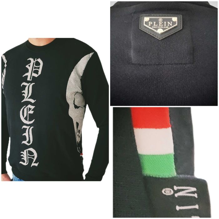 Bluza męska Philipp Plein Logo zdobienia