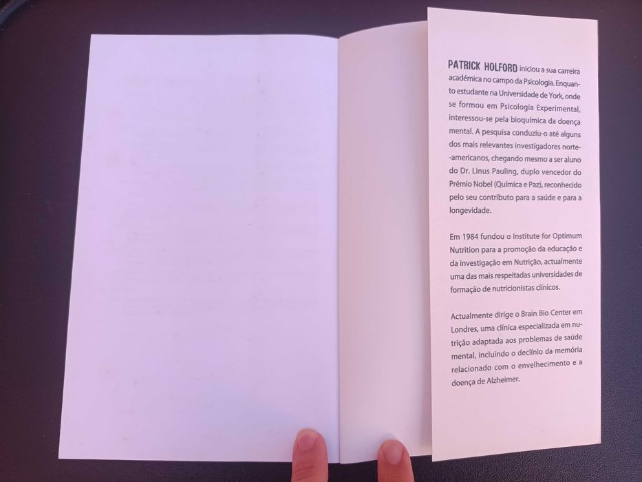 Livro "Alzheimer - Plano de Prevenção", de Patrick Holford