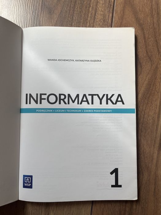 Informatyka WSIP klasa 1 podstawa liceum technikum