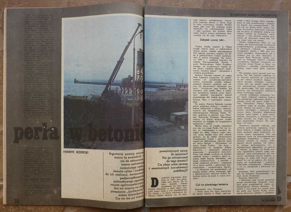 WYBRZEŻE tygodnik nr 17/1986 - plakat - zespół SAXON