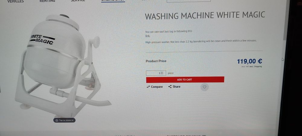 Maquina lavar roupa manual campismo