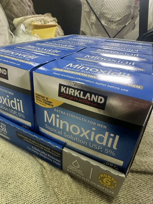Minoxidil kirkland e Foligain extra forte