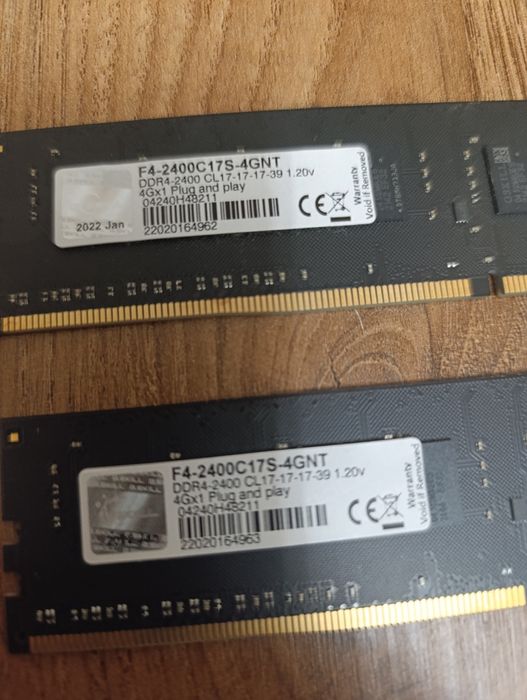 DDR 4 пам'ять оперативна 2 шт