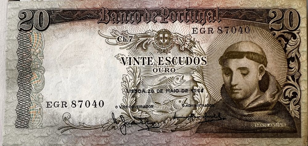 Nota de escudo -1964
