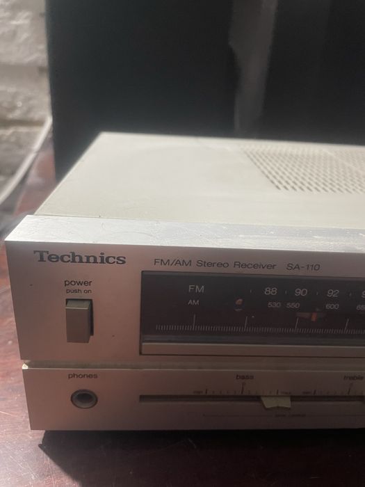 Amplituner technics sa-110 kolumny super sprzęt