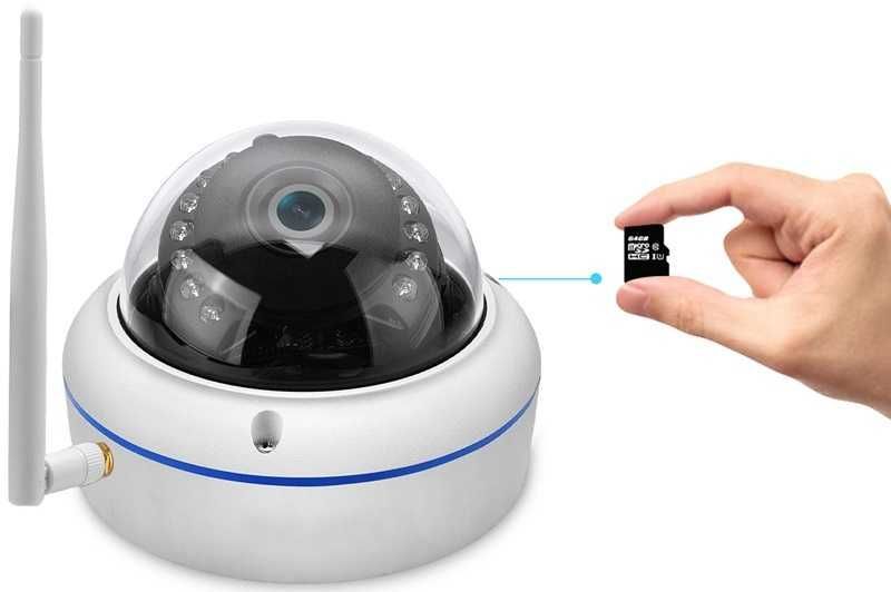 Kopułkowa Bezprzewodowa Kamera Zewnętrzna IP Wifi