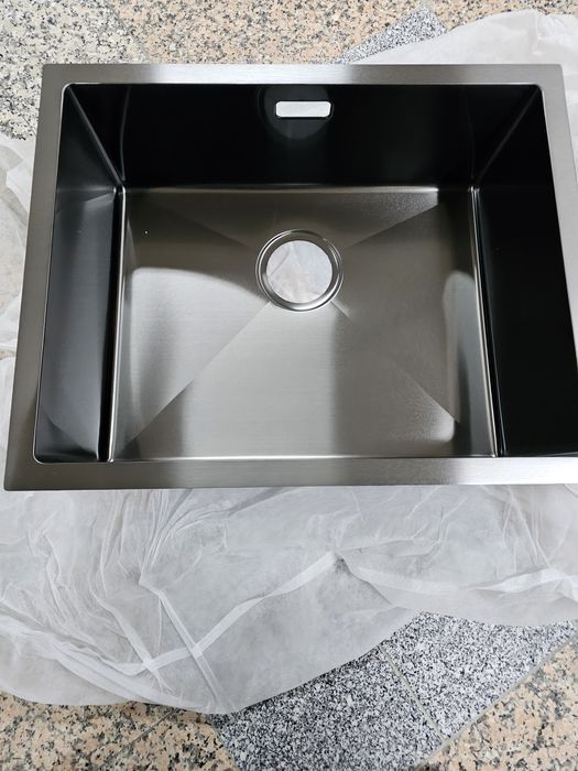 Pia Inox Preta 50x40