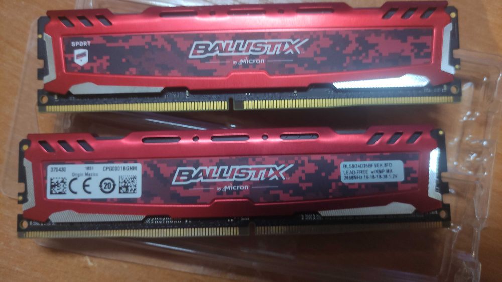 Оперативная память DDR-4 2666MHz 16gb (8х2)