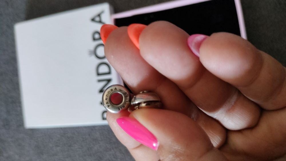 Charms koralik Pandora serce Myszka Miki i Minnie