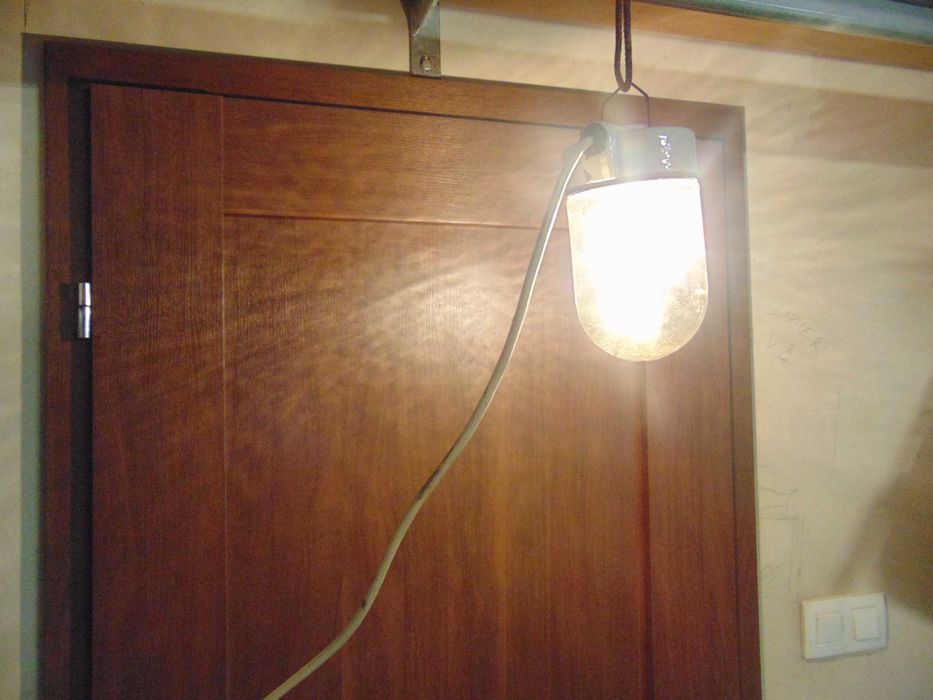 lampa szklana warsztatowa