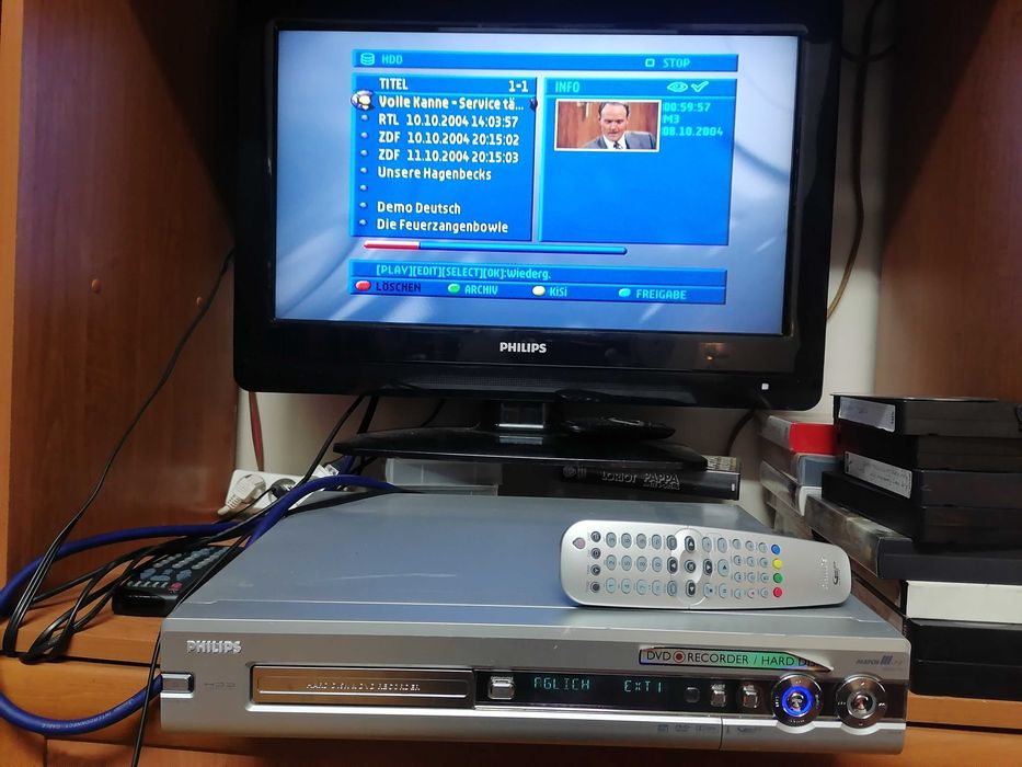 Nagrywarka PHILIPS HDRW 720 DVD Recorder/HDD 80GB Pilot