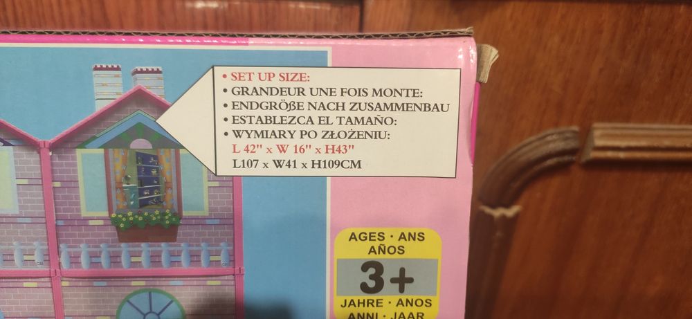 Кукольный домик My Pretty 245 деталей 109*107*41