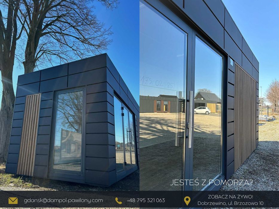 kontener biurowy 21m2 7x3m/ sklep, domek letniskowy, gastro, kiosk