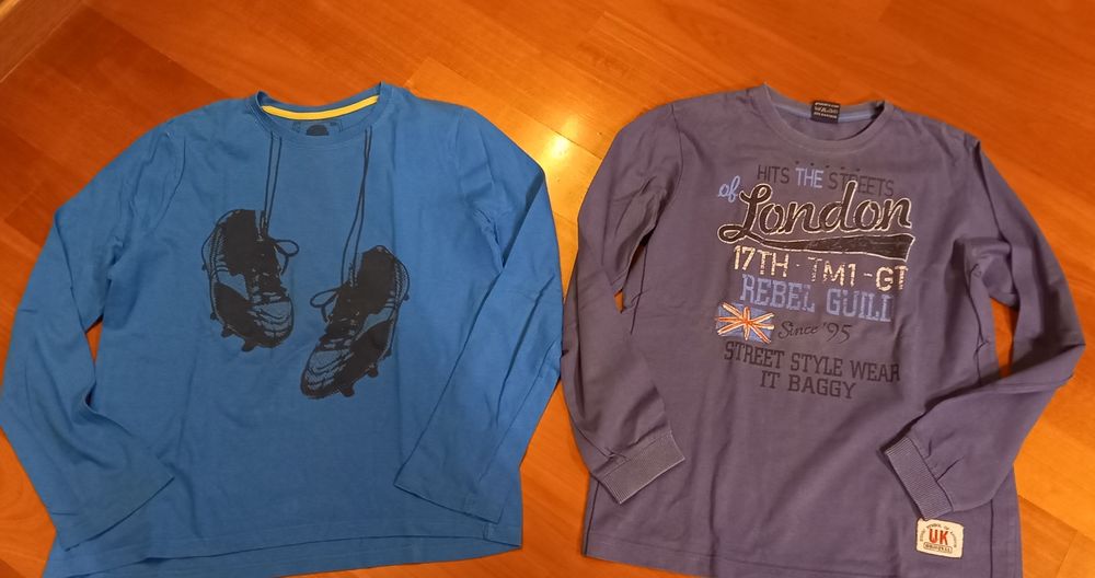 Koszulki/bluzki chłopięce 140/152 (cena za 6 szt)