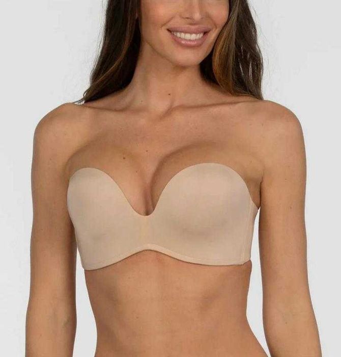 Ліф бюстгальтер без бретелей бежевий
Wonderbra
