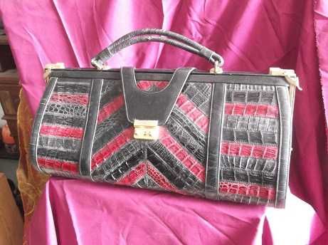 Mala de senhora em pele