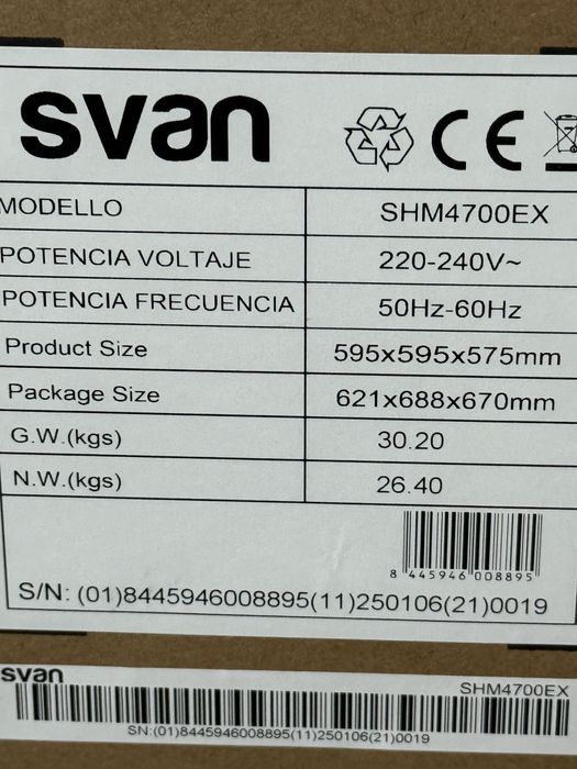 Forno SVAN NOVO / embalado