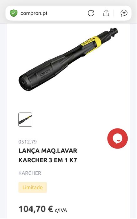 Lança karcher 3 em 1, k7
