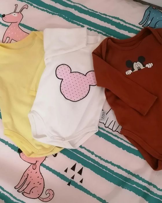 Продам боді з довгими рукавами та ромпер-чоловічки