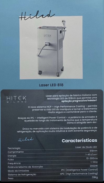 Equipamento Laser Díodo LED