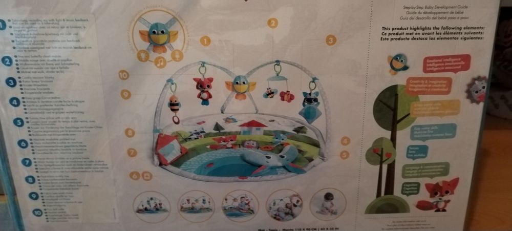 Tapete de atividades para bebé