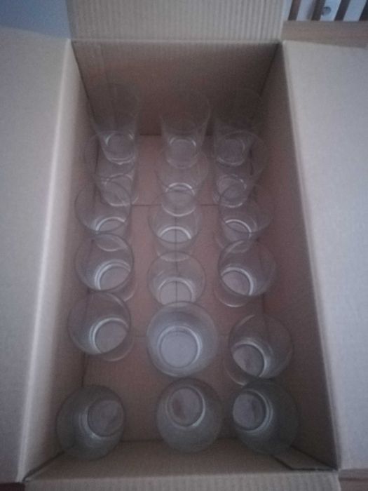 Copos vidro Sovina (qnt: 19)