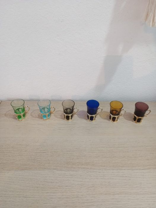 Coleção 6 Copos Vintage