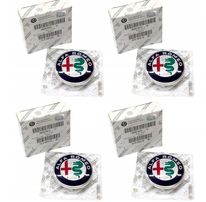 4xDekielek Kołpaczek felgi Alfa Romeo - Oryginał Nowy