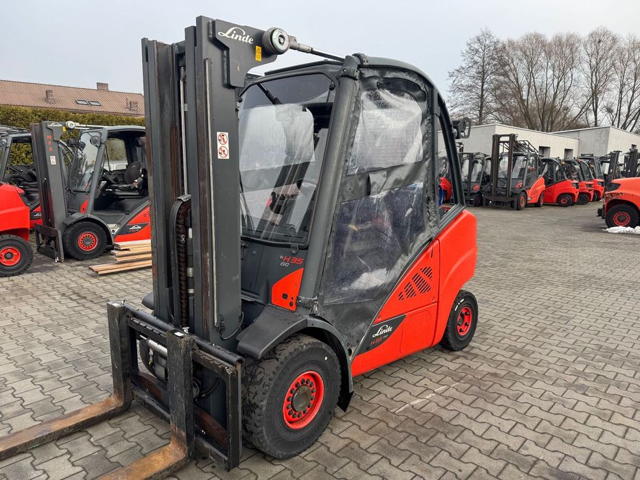 Linde Linde H35 Evo 2019 triplex kabina 4 sekcje ogrzewanie  Toyot h30 h25