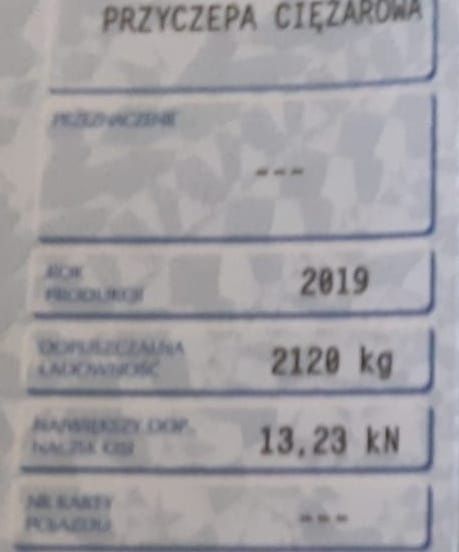 Przyczepa kablowa LIDER