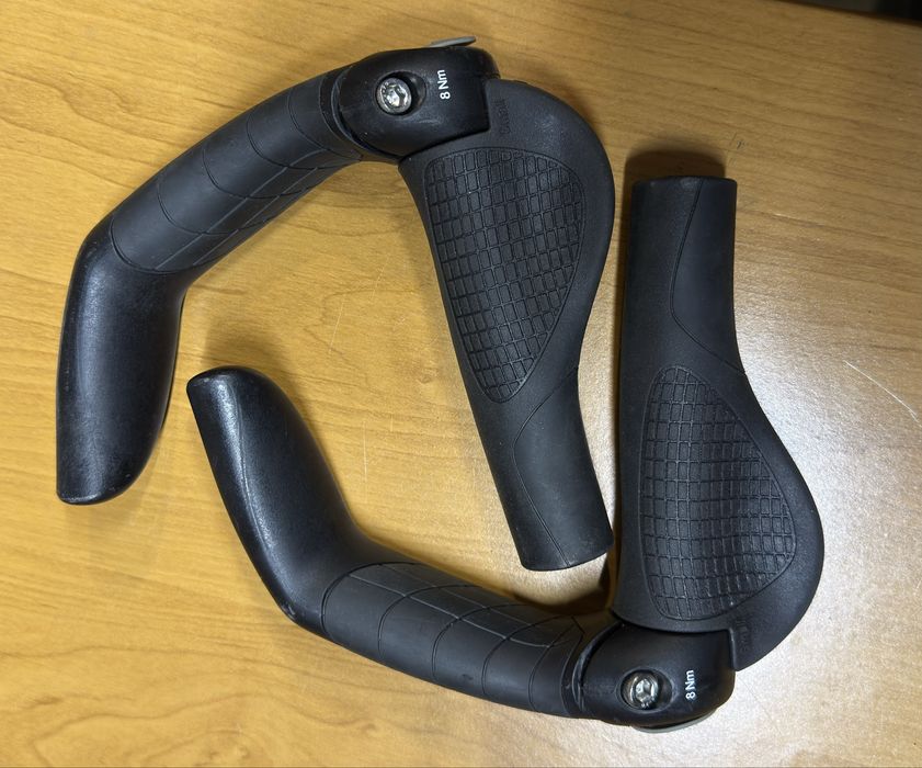 Ergon GP5 chwyty rowerowe z rogami – komplet