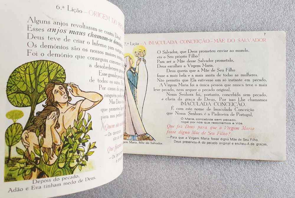 Antigo ~ "LIVRO de RELIGIÃO " ~ Escola Primária ~ 2ª Classe ~ 1963