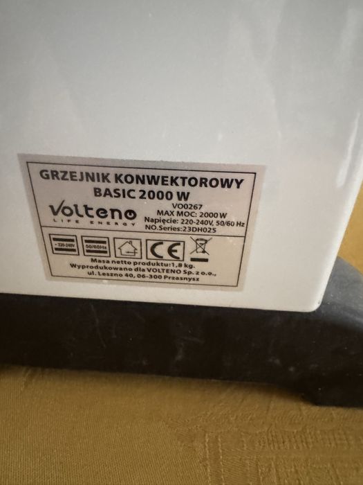 Grzejnik konwektorowy Volteno basic