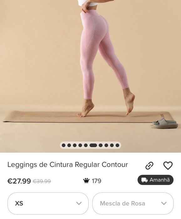 Leggina rosa claro prozis