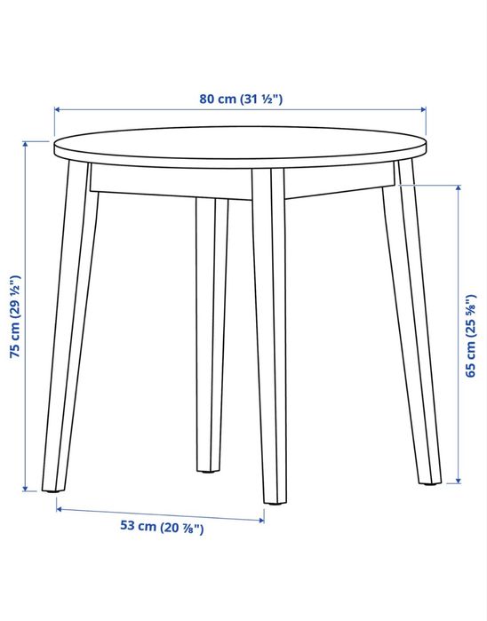 Mesa Nackanás IKEA em Acácia