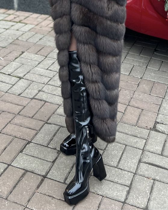 Ботфорты vitto rossi лаковые