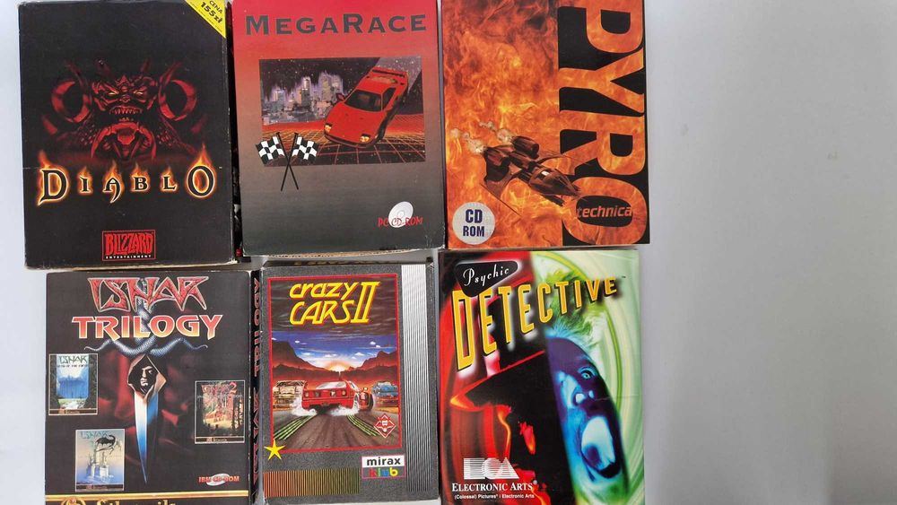 PC big box Settlers, Half life , Dark colony i inne